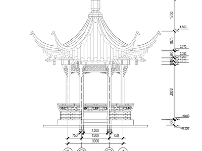 亭子 六角亭 江南园林 文旅景区 中式六角亭 苏式六角亭