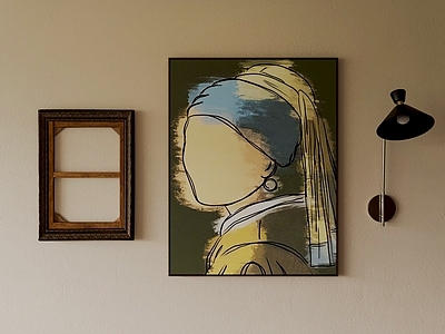 中古风挂画