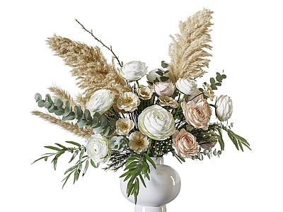 奶油风花艺 现代花艺花卉 鲜花摆件 插花花艺 鲜花 花艺花卉