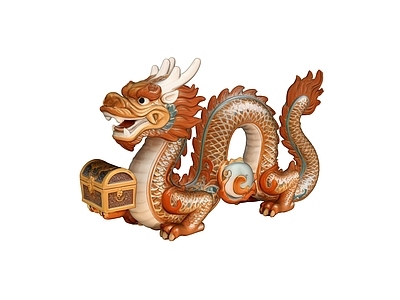 新中式雕塑摆件 龙