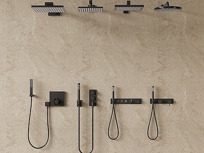 极简花洒