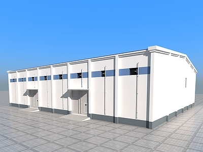 极简主义仓储建筑 冷藏房 厂房 冷冻库保鲜柜 冻库工业冰箱 仓储库
