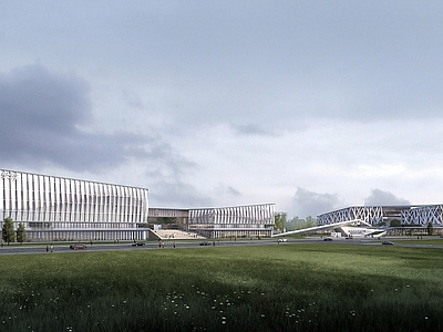 现代主义艺术风格建筑 现代学校