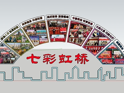 打卡墙