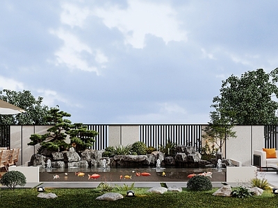 新中式庭院
