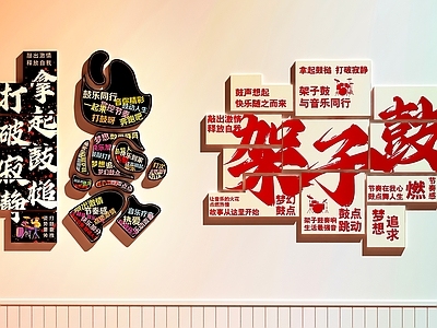 现代潮流风培训中心 音乐培训室 音乐培训室装饰画
