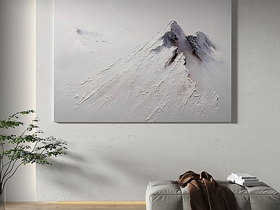 现代侘寂立体挂画