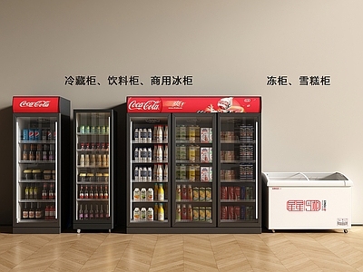 现代简约冰柜 冰柜 商用冰柜 雪糕柜 冷藏柜 饮料柜