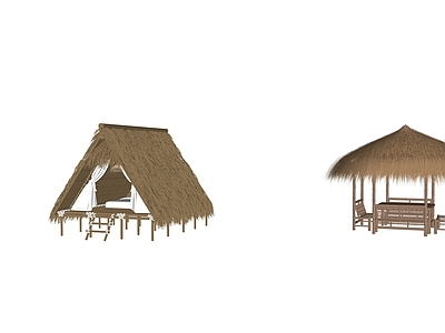 东南亚乡土风格其他景观小建筑 吧台