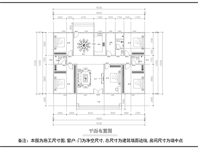 别墅建筑 一层自建房图纸