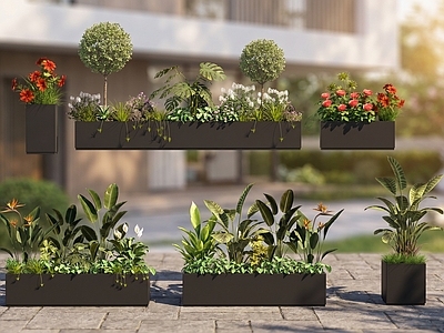 现代简约花钵花器