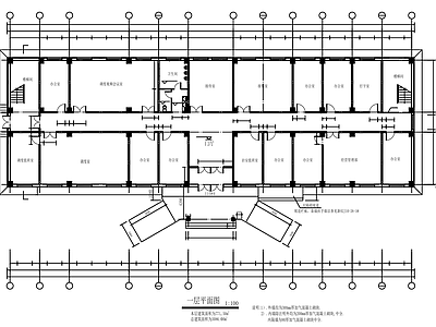 办公楼建筑 办公楼层 现代风 简约