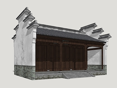 徽派建筑古建筑 江南古建筑 影视乡村民居 徽派民居建筑 古代乡村民居