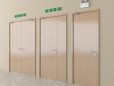 现代简约其他门 消防门防火门 安全出口