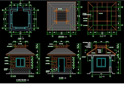 其他建筑 公园码头管理用房