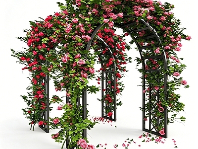 法式廊架 花架 拱形花架 廊架 门 拱门