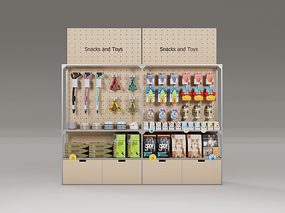 现代食品展台 宠物用品陈列柜 铝型材宠物展示柜 宠物用品展示柜 宠物用品置物架 宠物海洋板陈列柜