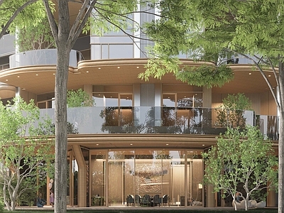 现代主义高层住宅 第四代住宅建筑 义乌华润澐璟建筑 gad豪宅建筑 义乌华润澐璟楼王 华润云璟豪宅建筑