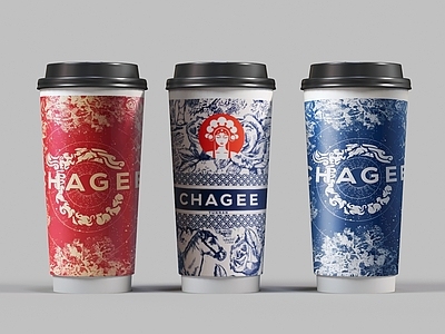 新中式罐子 奶茶 霸王茶姬 奶茶杯