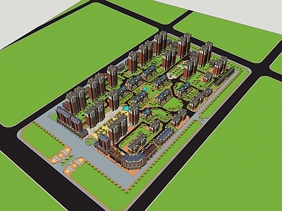 英伦风格小区建筑