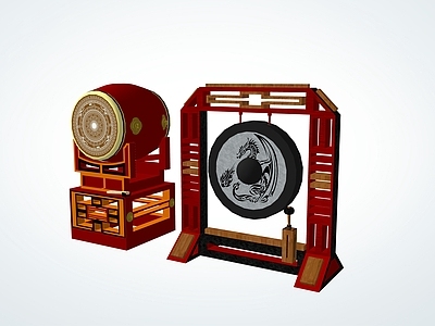 新中式其他景观小品 中式大鼓