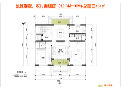 别墅建筑 农村自建房 独栋别墅 现代中式别墅