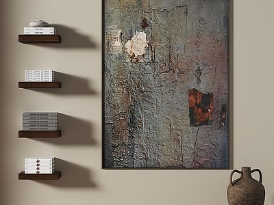 侘寂抽象简约挂画