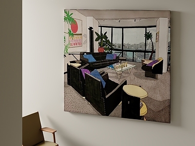 复古儿童挂画 现代挂画 卧室挂画 客厅挂画 儿童挂画 书房挂画