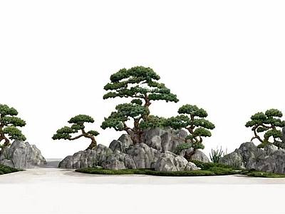 新中式景观假山