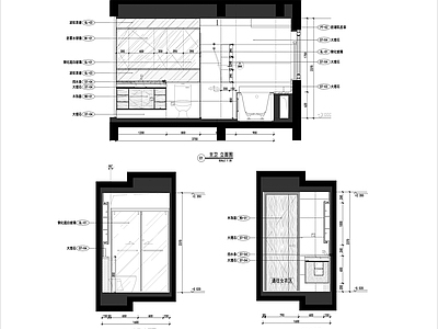 卫生间 卫生间 洗手间 公共卫生间 施工图