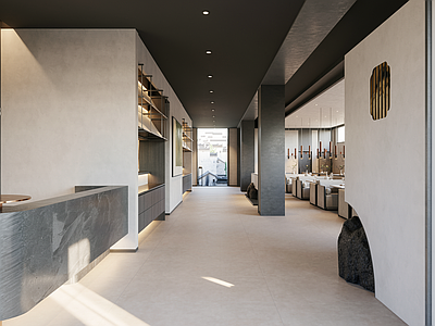 新中式酒店餐厅 新中式餐厅 现代餐厅 餐厅前台 酒店前台 酒店餐厅