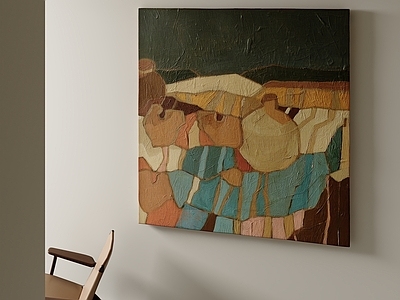 中古风卧室挂画 奶油挂画 油画 客厅挂画 卧室挂画 茶室挂画