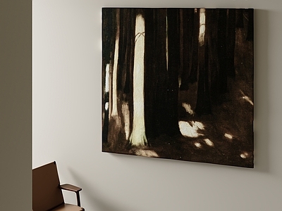 极简风卧室挂画 宋式挂画 禅意挂画 卧室挂画 茶室挂画 油画
