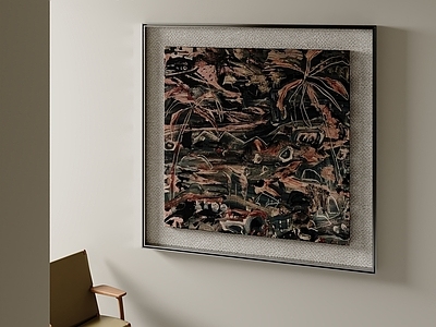 极简卧室挂画 中古挂画 美式挂画 民宿挂画 卧室挂画 客厅挂画