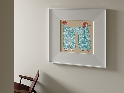 现代简约儿童挂画 现代挂画 油画 动物挂画 儿童挂画 卧室挂画
