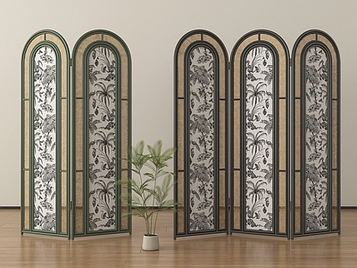 中古风屏风 屏风折叠屏风