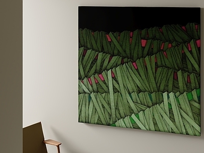 北欧油画 奶油挂画 卧室挂画 油画 抽象画 儿童挂画