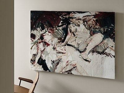 极简油画 美式挂画 法式挂画 油画 抽象画 客厅挂画
