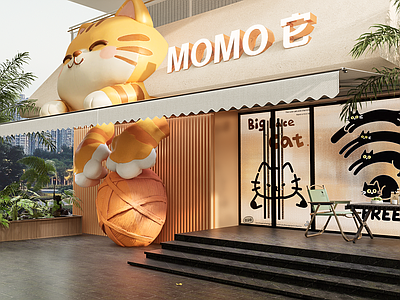 奶油风咖啡厅 网红猫咖狗咖店铺 网红宠物店 网红打卡咖啡厅 网红简餐西餐店铺 网红蛋糕甜品店