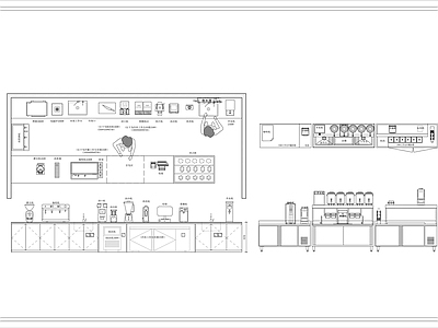 咖啡厅 现代咖啡店操作台 奶茶店操作台 咖啡奶茶店平面 咖啡奶茶店立面 奶茶咖啡店设备