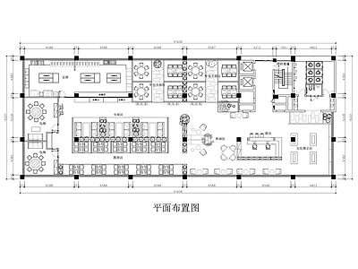 其他餐饮空间 主题餐厅设计平面 餐饮空间平面图 主题茶餐厅平面图