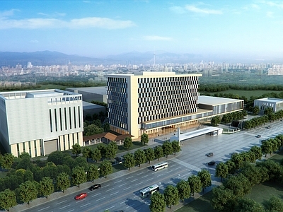 现代主义产业园办公楼 研发产业办公楼 研发园区