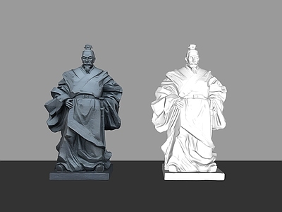 新中式雕塑摆件 古代人物雕塑 人物雕塑