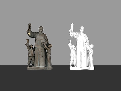 新中式雕塑摆件 古代人物雕塑 人物雕塑
