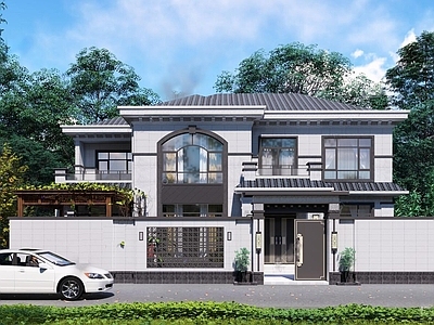 别墅建筑 农村别墅施工图