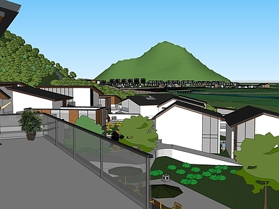 新中式民宿建筑