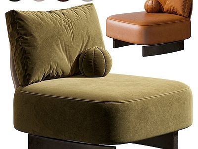 意式极简单人沙发 Minotti