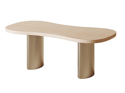奶油风餐桌 现代餐桌