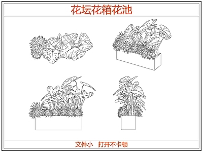 灌木种植 花坛花箱花池灌木