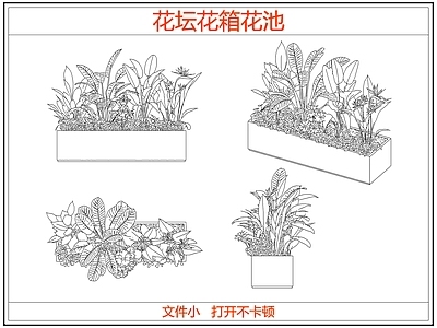灌木种植 花坛花箱花池灌木